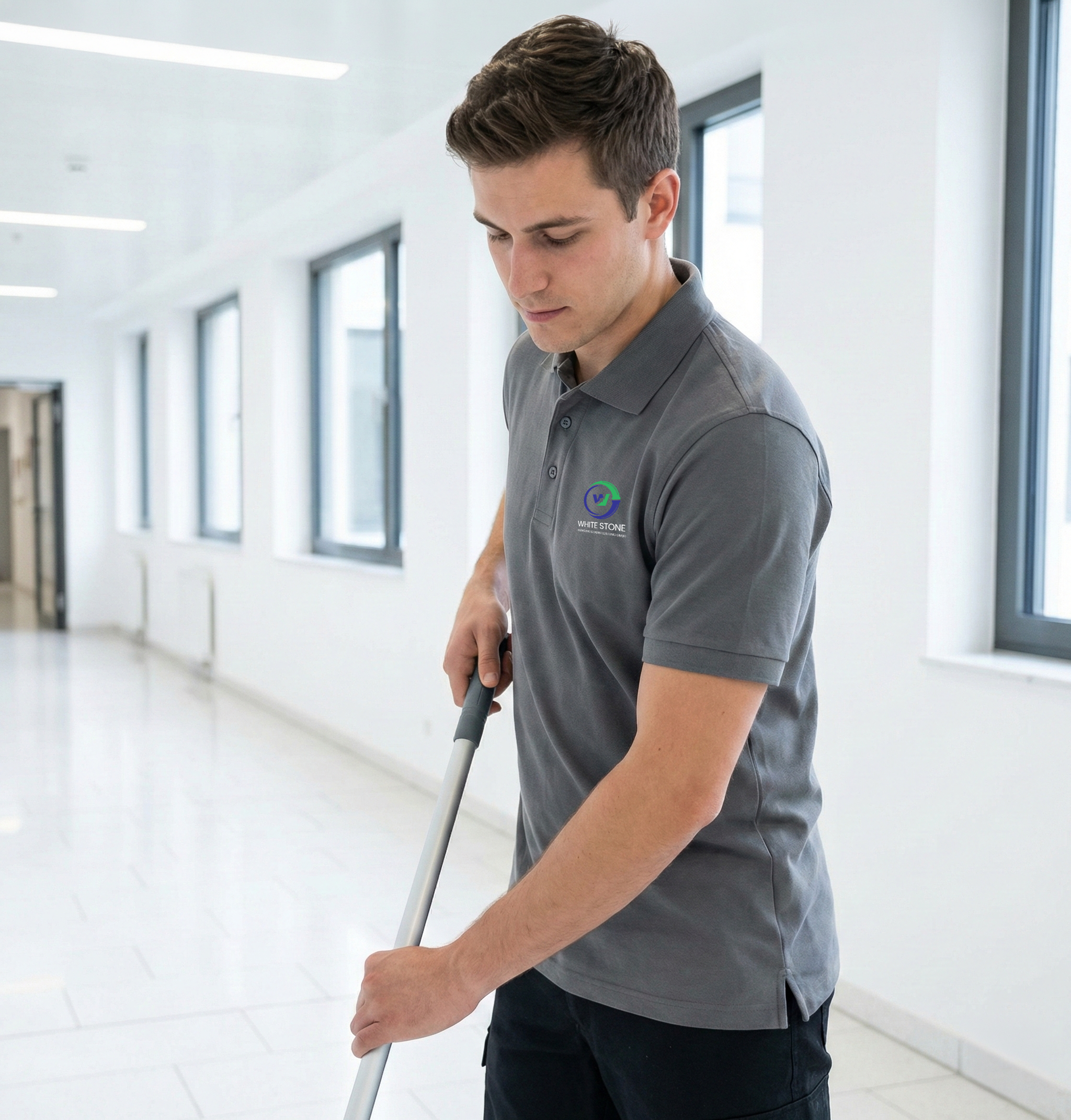 Regular maintenance of offices, hallways and sanitary facilities