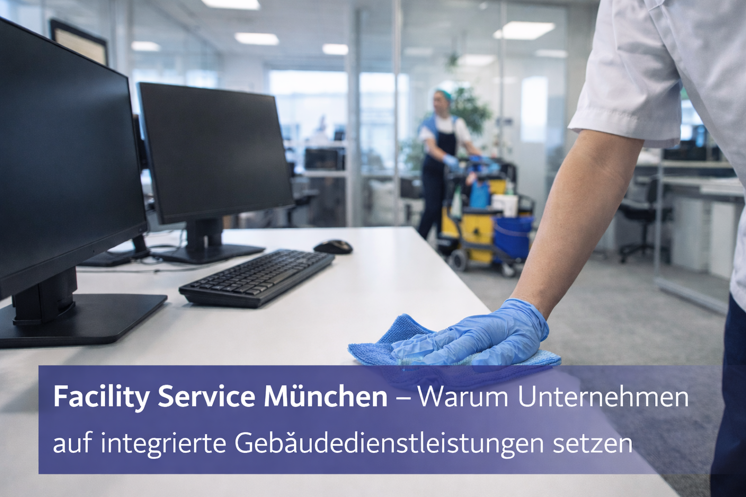 Facility Service München – professionelle Gebäudereinigung und Gebäudedienstleistungen im Bürogebäude