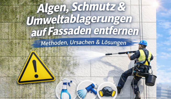 Algen von Fassade entfernen – Methoden & Fassadenreinigung München