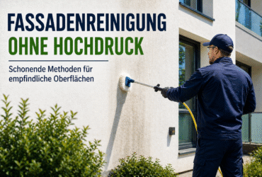 Fassadenreinigung ohne Hochdruck – Schonende Methoden für empfindliche Oberflächen