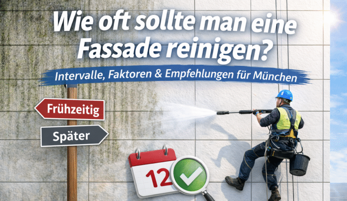 Wie oft sollte man eine Fassade reinigen? – Tipps für München